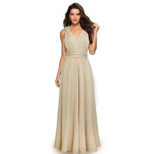 Load image into Gallery viewer, Sexy Women Multiway Wrap Convertible Boho Maxi Club Red Dress Bandage Long Dress Party Bridesmaids Infinity Robe Longue Femme
