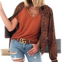 Load image into Gallery viewer, Wuhaobo Fashion Retro Floral Print Women Coat Casual Zipper Up Bomber Jacket Ladies Casual Autumn Outwear Coats Women Clothing