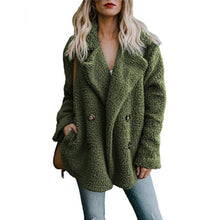 Load image into Gallery viewer, Women's Jackets Winter Coat Women Cardigans Ladies Warm Jumper Fleece Faux Fur Coat Hoodie Outwear Blouson Femme S-5XL Plus Size