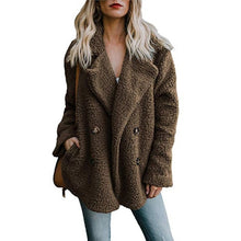 Load image into Gallery viewer, Women's Jackets Winter Coat Women Cardigans Ladies Warm Jumper Fleece Faux Fur Coat Hoodie Outwear Blouson Femme S-5XL Plus Size