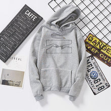 Load image into Gallery viewer, Winter Skuggnas Creation Hands Line Art Sweatshirts Hoodie Kawaii Pullover Jumper Outfits Tumblr Gothic Aesthetic Harajuku Tops
