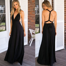 Load image into Gallery viewer, Sexy Women Multiway Wrap Convertible Boho Maxi Club Red Dress Bandage Long Dress Party Bridesmaids Infinity Robe Longue Femme