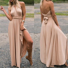 Load image into Gallery viewer, Sexy Women Multiway Wrap Convertible Boho Maxi Club Red Dress Bandage Long Dress Party Bridesmaids Infinity Robe Longue Femme