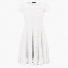 Load image into Gallery viewer, Sexy Print O-Neck Lace Dresses Women Vintage Short Sleeve Hollow Out Summer Dress Female Fashion A-Line Party Dress For Ladies
